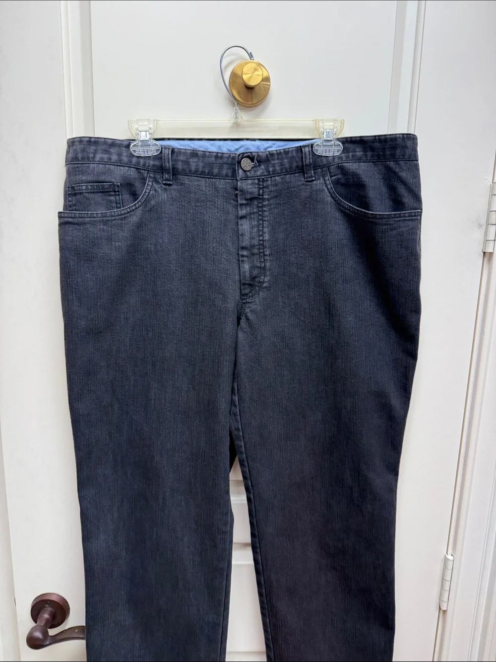Brioni Men's Straight-Leg Jeans in Dark Gray - Classic Everyday Fit